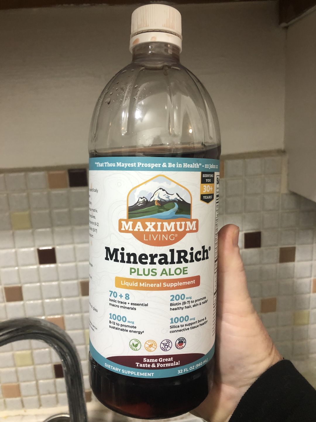 Customer photo review of MineralRich ALOE