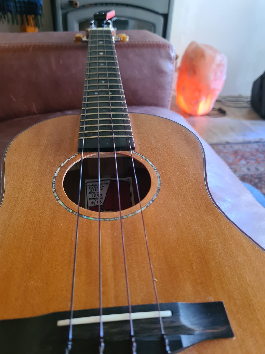 Customer photo review of BF-LG Worth Brown Fat Low-G Tenor Ukulele Strings Flurorcarbon 2 Restrings per Packet