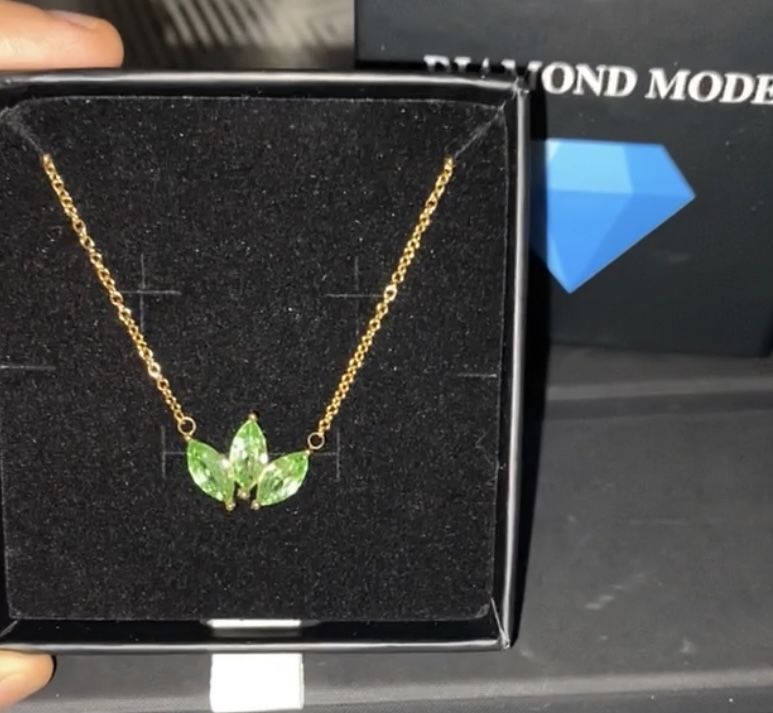 Customer photo review of Lotus Halskette | 18K vergoldet