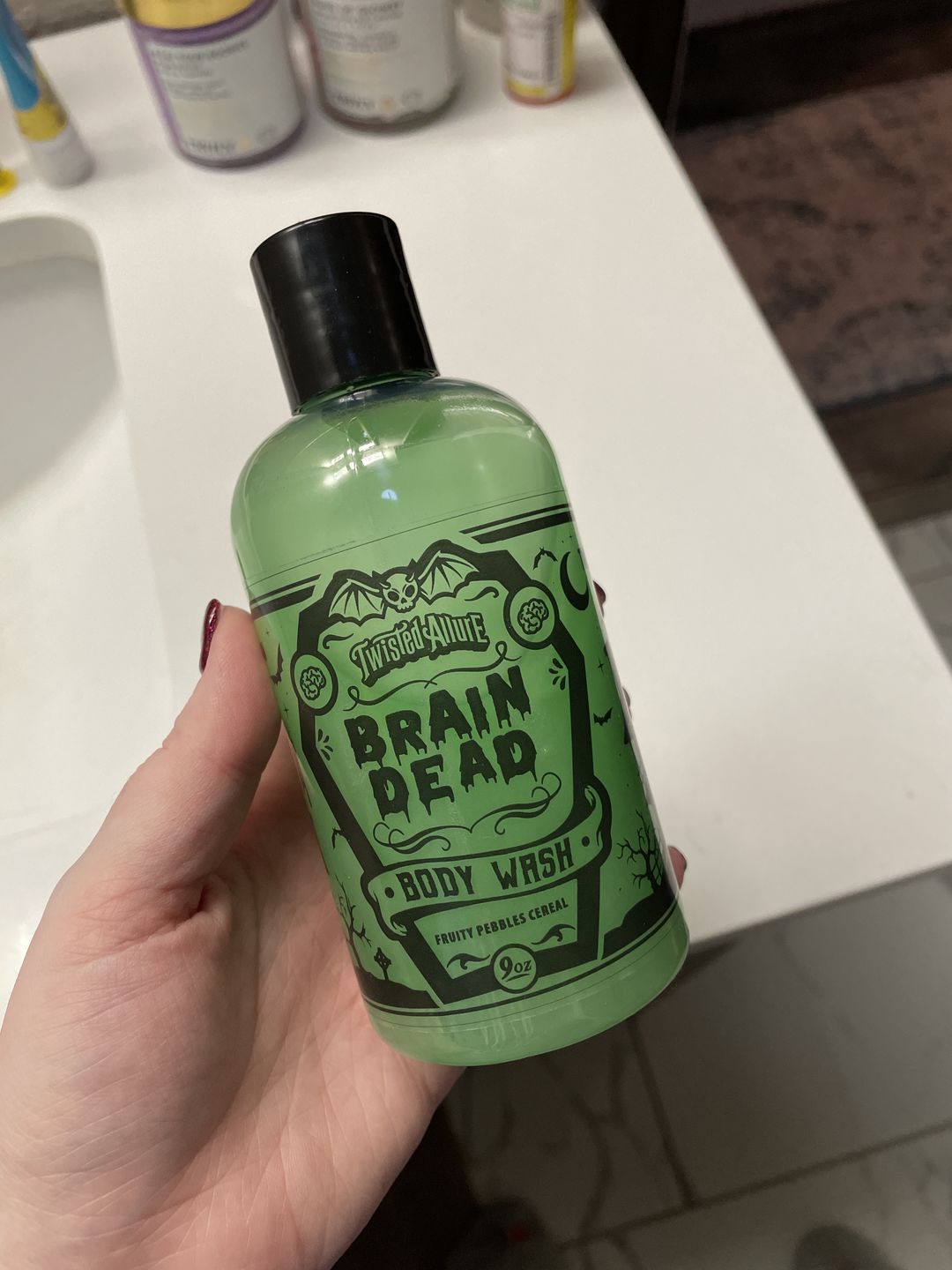 Customer photo review of Brain Dead Body Wash