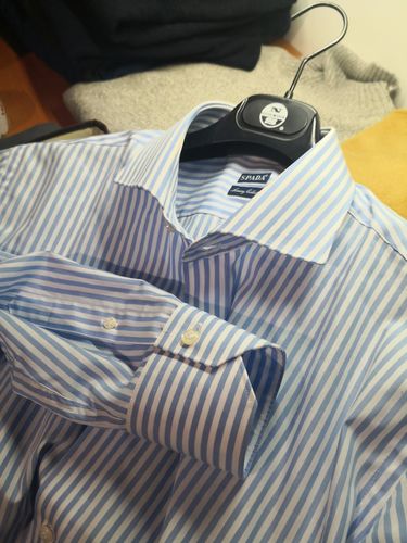 Customer photo review of Camicia a righe.