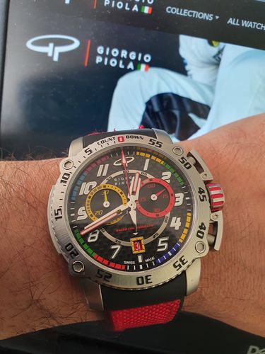 Customer photo review of Torque - Red Stainless Steel Swiss Sport Chrono Watch