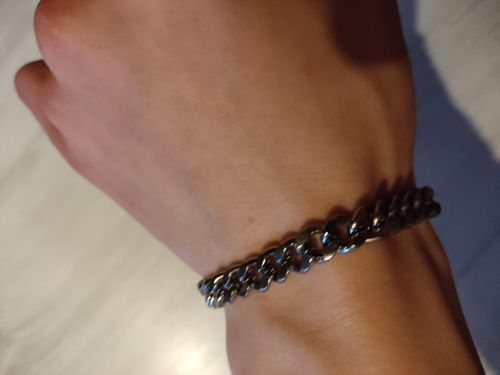 Customer photo review of Cuban Link Bracelet