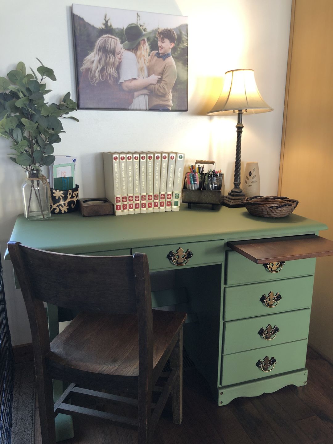 Customer photo review of English Boxwood - One Step Paint
