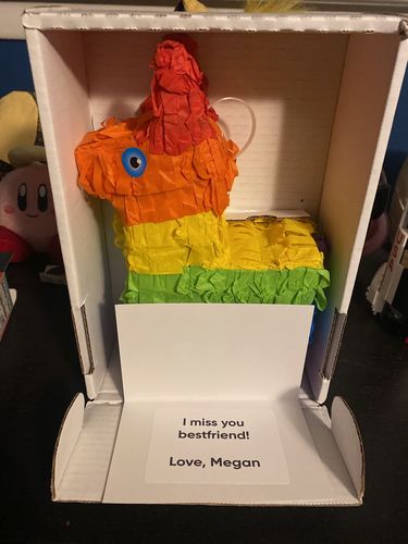 Customer photo review of Pride Piñatagram (Filled with Candy)