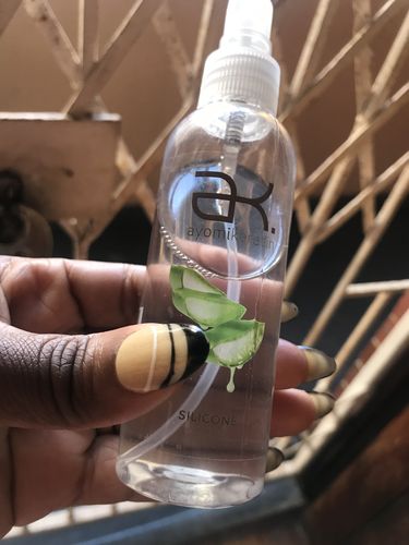 Customer photo review of Straight hair shine & smooth booster