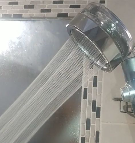 Customer photo review of Pressured Shower Heads