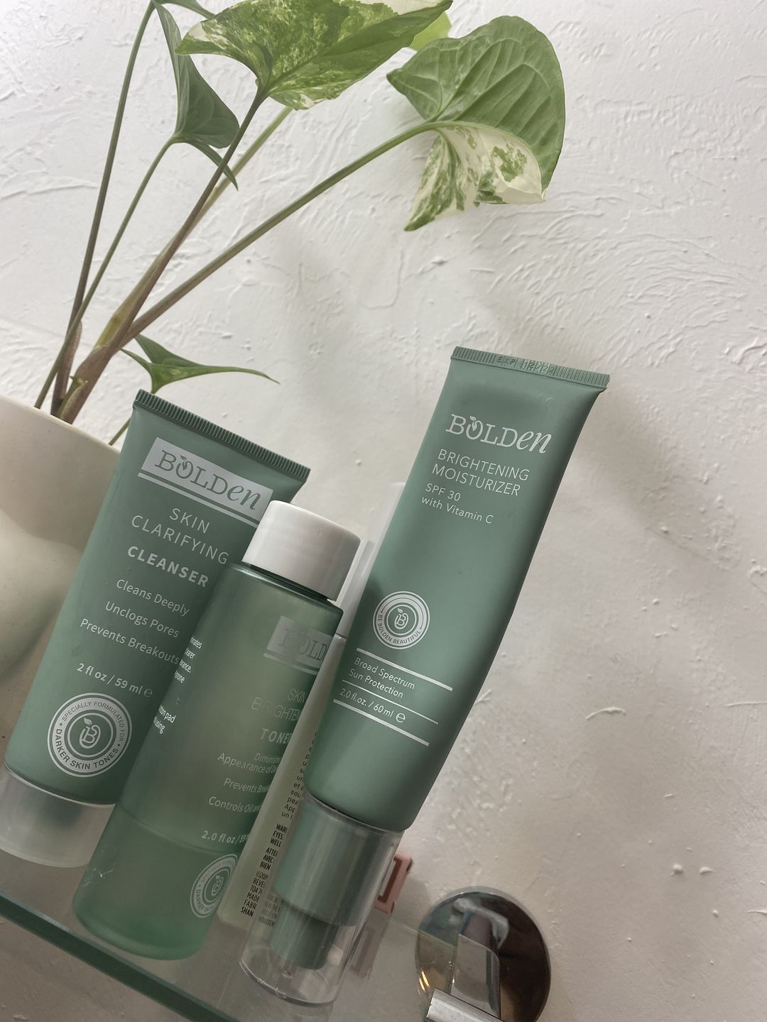 Customer photo review of Bolden Clear Skin Travel Kit