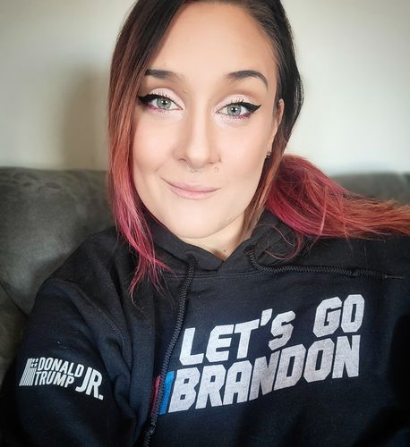 Customer photo review of Let's Go Brandon Hoodie