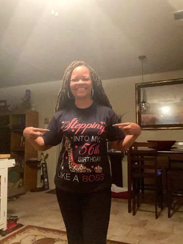 Customer photo review of Stepping Into My 56th Birthday