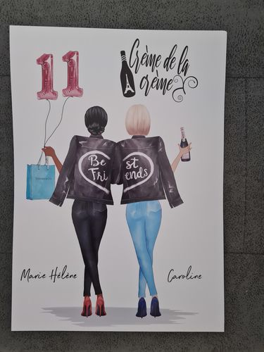 Customer photo review of Bon anniversaire - Poster personnalisé