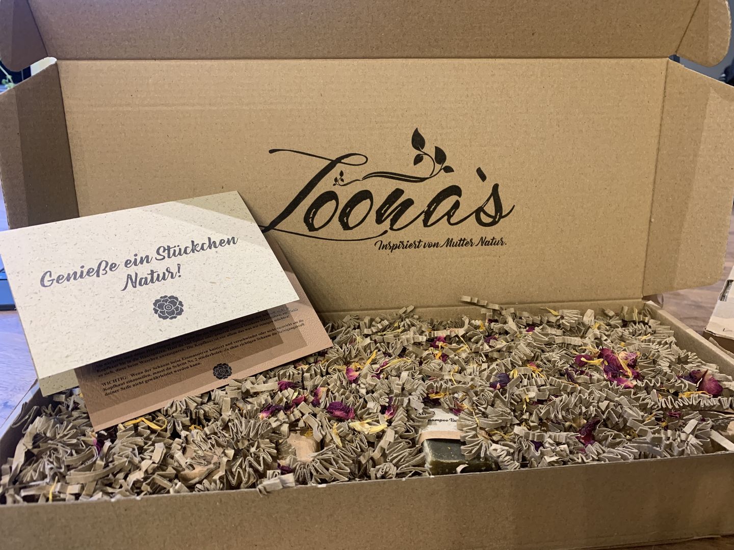 Customer photo review of Loona's SoapSampleBox mit Sisalsäckchen (Alle Düfte)