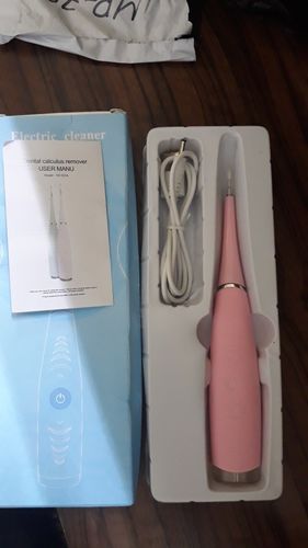 Customer photo review of HexoTeeth™ Ultrasonic Dental Plaque Remover