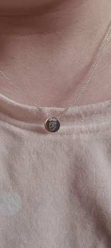 Customer photo review of Silber Lineart Love Halskette