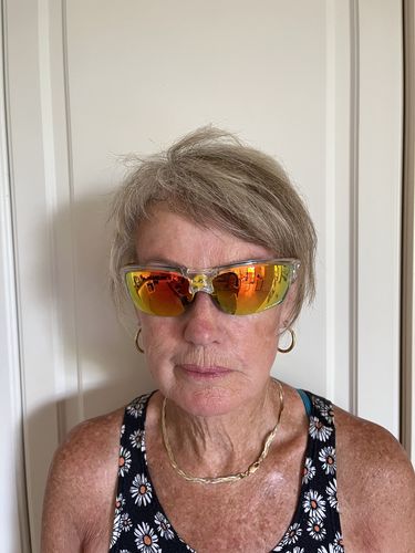 Customer photo review of Rudy Project Ryzer Crystal Multi Laser Orange Lenses