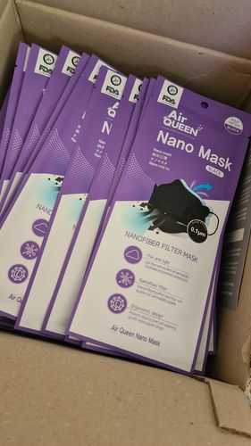 Customer photo review of [GLOBAL] AirQueen NANO BLACK MASK (WITH CLIP)