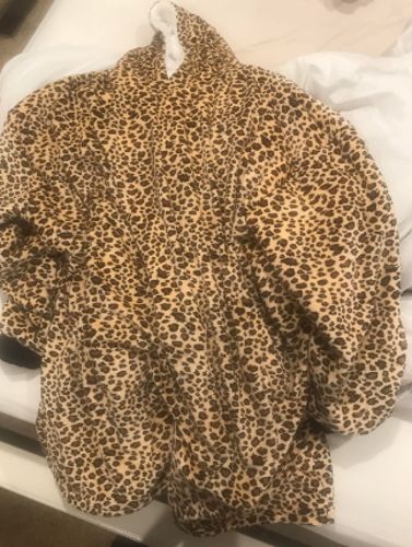 Customer photo review of The Multi Patterned Fleece Blanket Hoodie