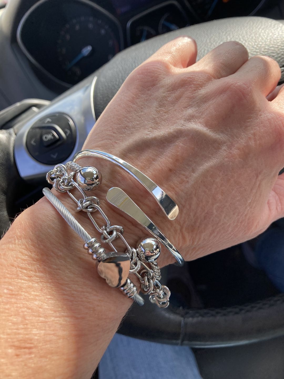 Customer photo review of Carissa Bracelet Stack
