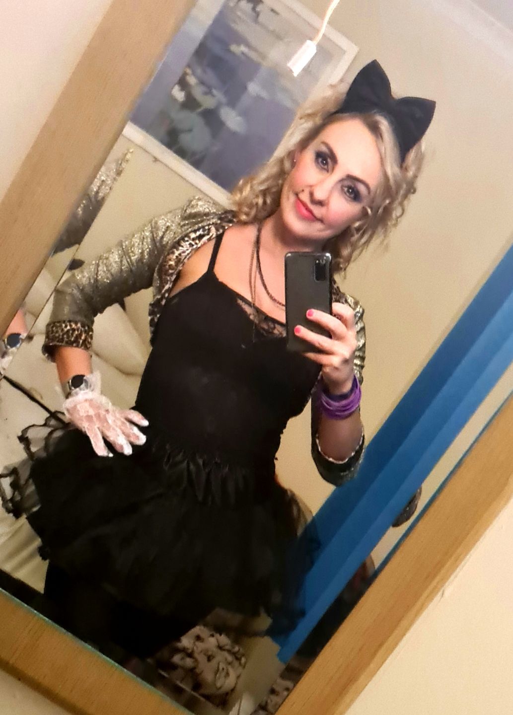 Customer photo review of 80s Wild Child Costume, Black
