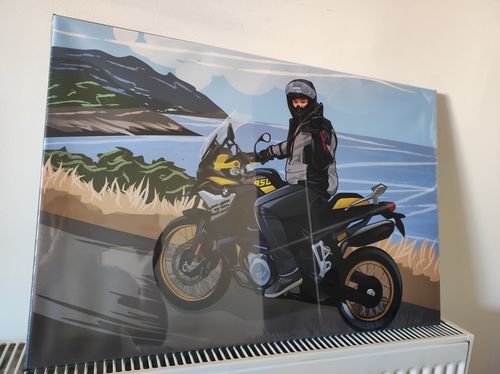 Customer photo review of Portrait Pop-Art ( sur toile )