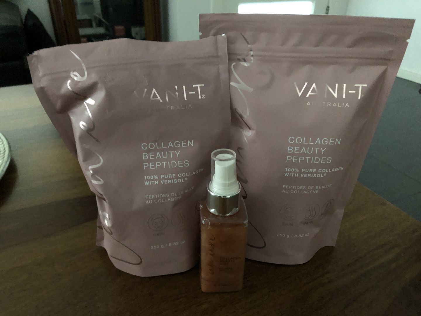 Customer photo review of Lumiere Collagen Beauty Mist