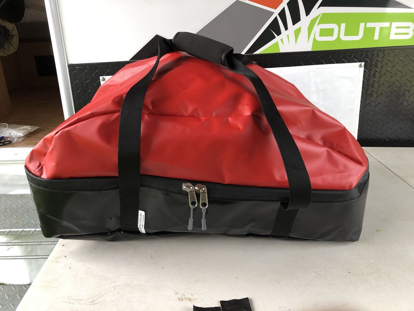 Customer photo review of Carry Bag To Suit the Weber Baby Q1000, Q1200 Q100