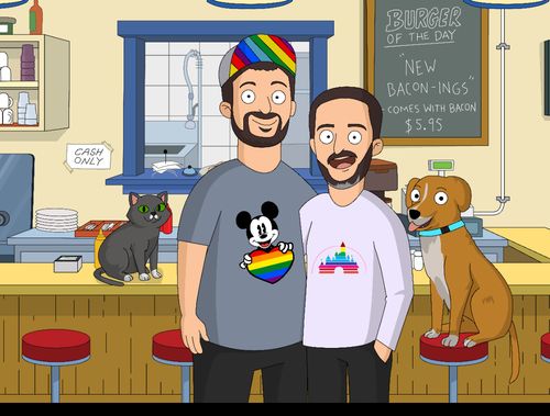 Customer photo review of Personalized Bob’s Burgers Custom Portrait