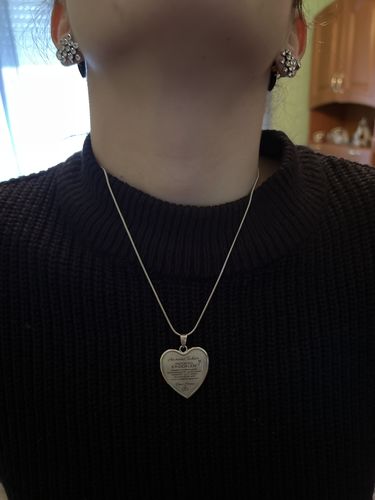 Customer photo review of Herz-Halskette - An meine Tochter von Mama