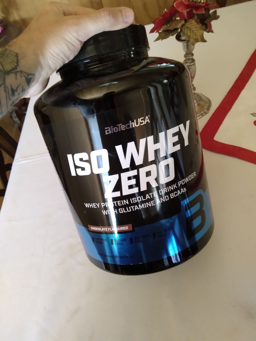 Customer photo review of BioTechUSA Iso Whey Zero Proteina Aislada 5 Lb