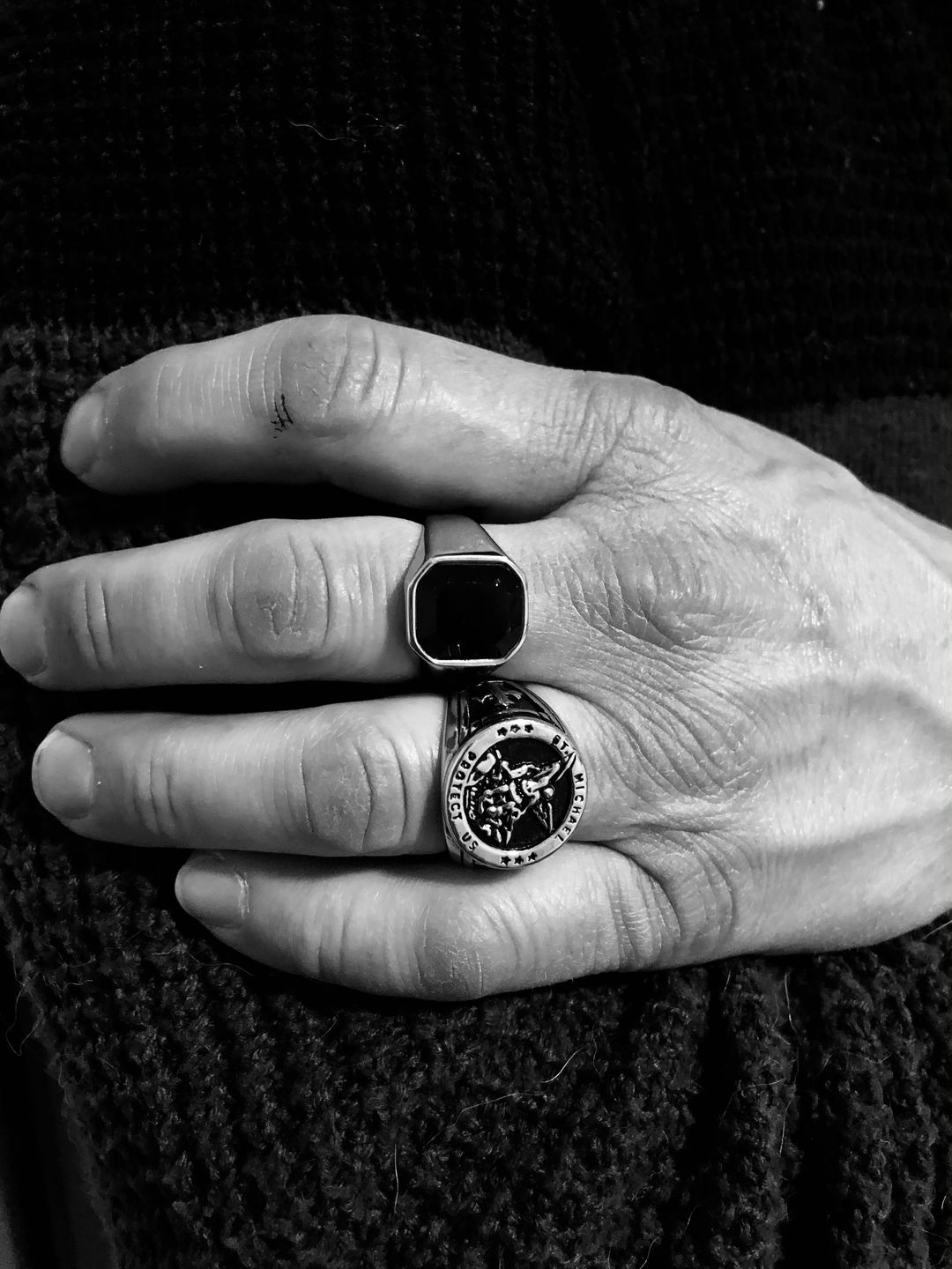 Customer photo review of ST. MICHAELS. - SILVER