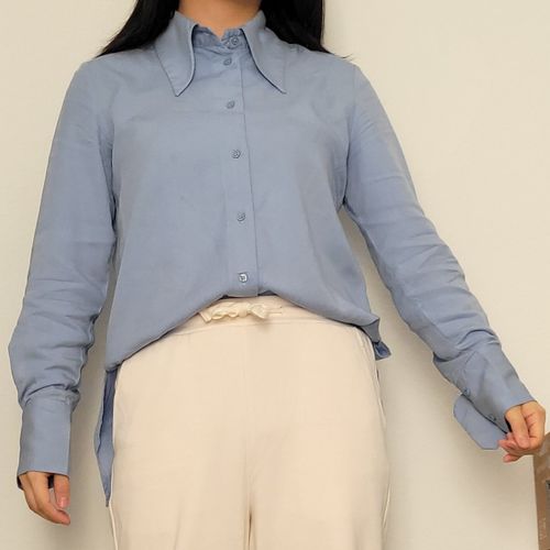 Customer photo review of Shirt Sleeve Lapel Shirt