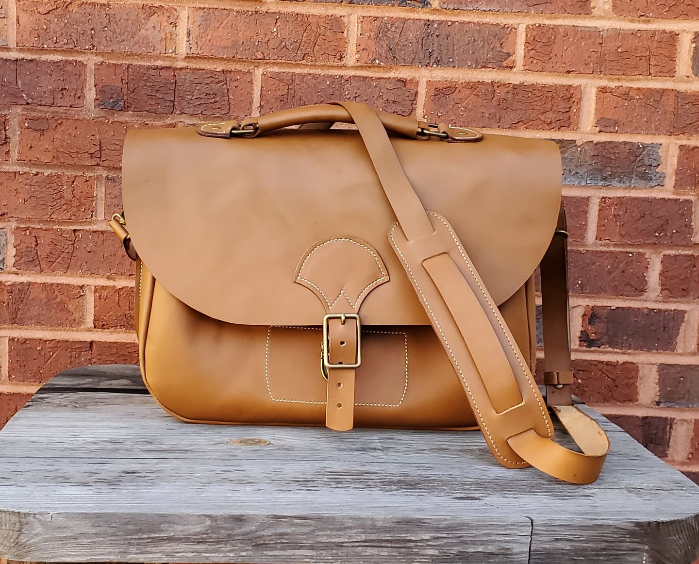 Customer photo review of No.88 | Leather Saddlebag Satchel Bag (Digital Pattern)