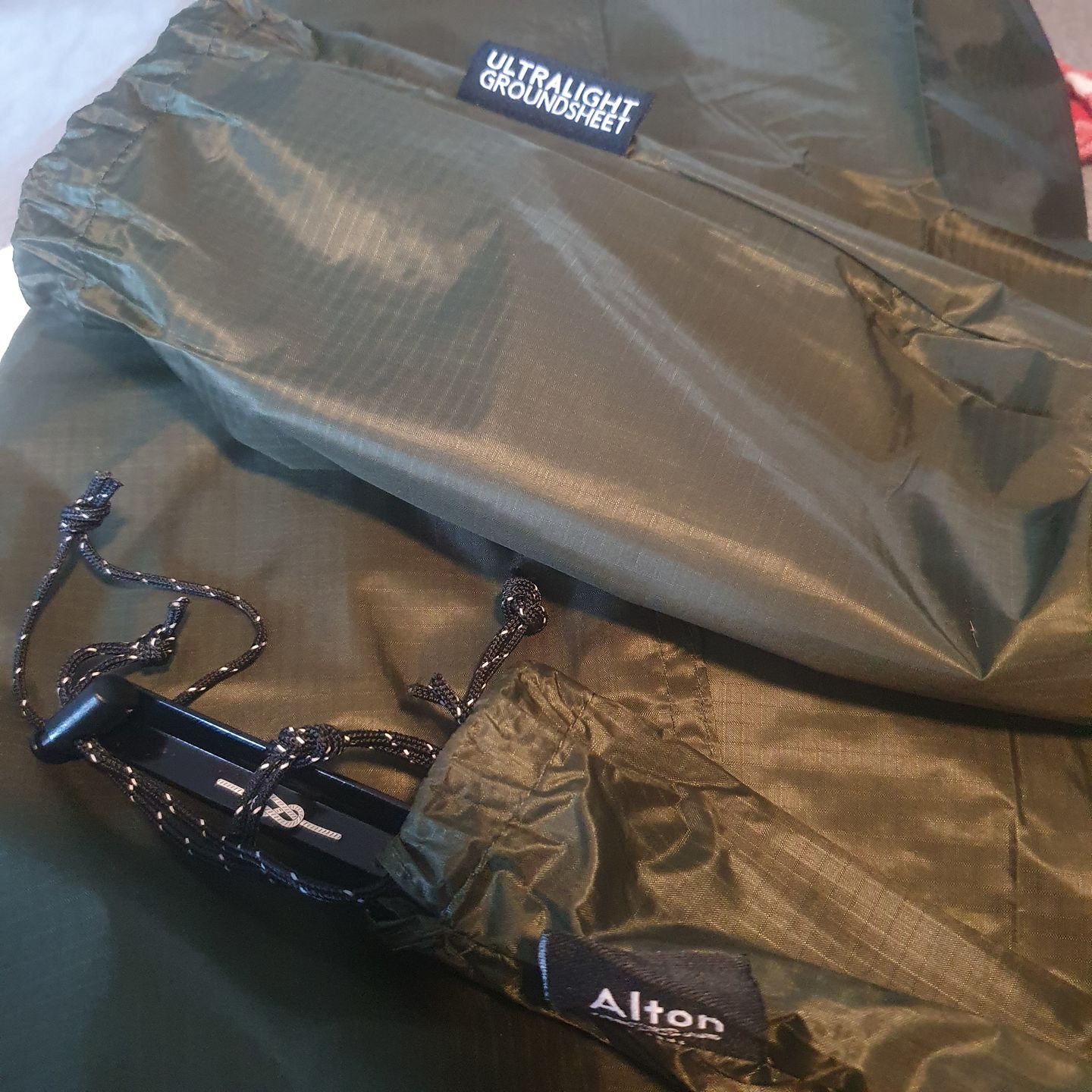 Customer photo review of Ultralight Groundsheet - Single