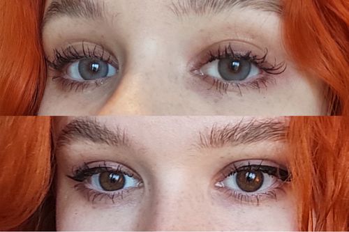 Customer photo review of SL29 Gray Contact Lenses(12 months wear)