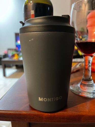 Customer photo review of Sense Coffee Cup Charcoal/Frozen 340ml (12oz) 2-Pack Bundle