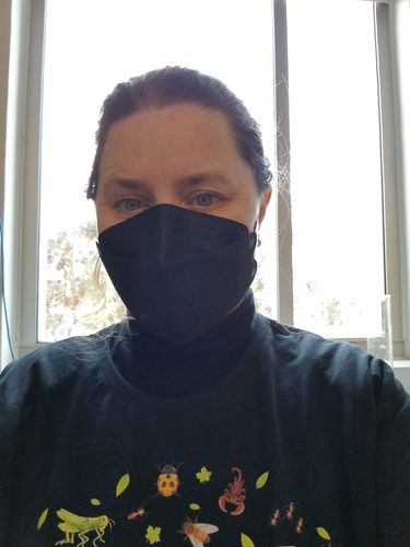 Customer photo review of KF94 Filtered Face Mask Pack in Black