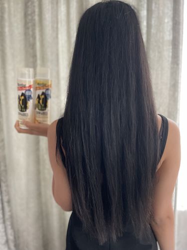 Customer photo review of Micellar Sulfate-Free Shampoo & Conditioner Combo