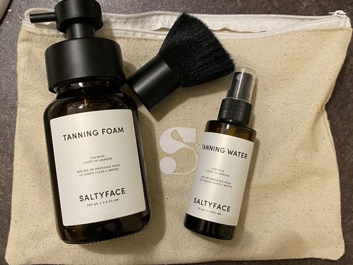 Customer photo review of The Tanning Set