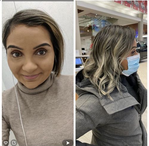 Customer photo review of Growth & Shine Hair Oil