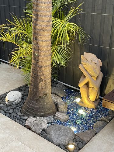 Customer photo review of OCEAN SPRAY MIX REFLECTIVE CRUSHED GLASS & NUGGET COMBO