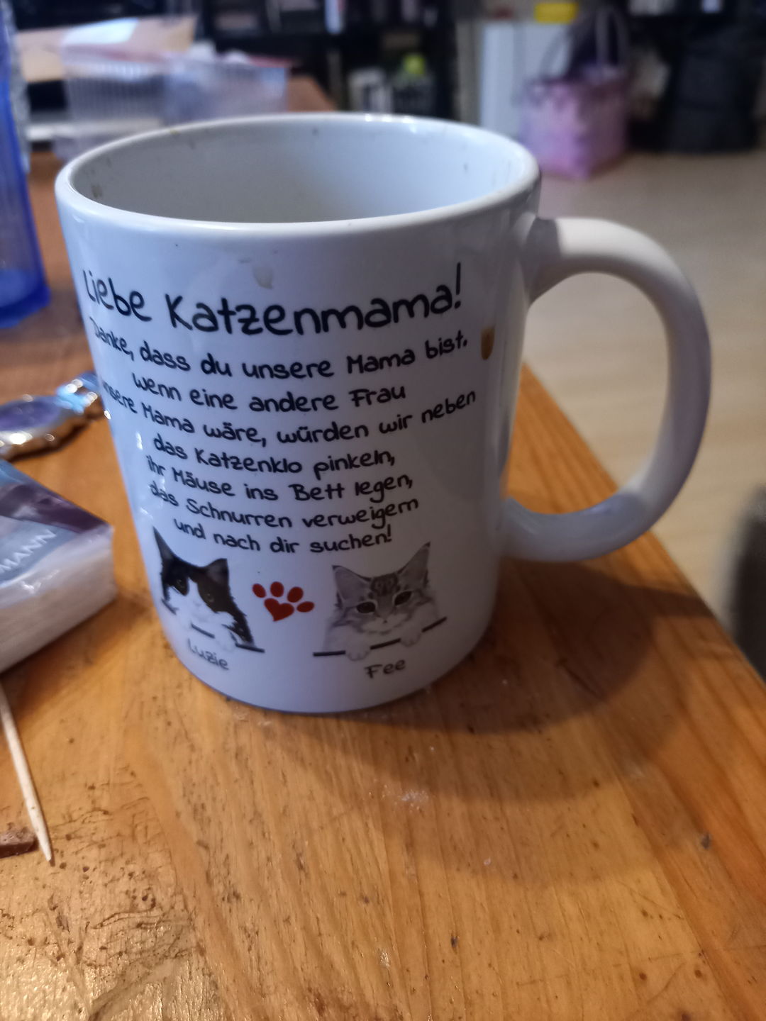 Customer photo review of Liebe Katzenmama/ Lieber Katzenpapa - Individuelle Tasse