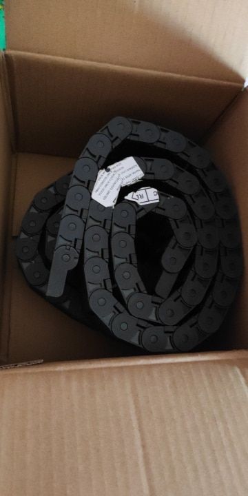 Customer photo review of Cloudray J18BF.1.N Semi-Enclosed Interior Opening Cable Drag Chains