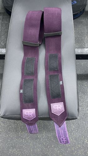 Customer photo review of Personal Record Heavy Duty Premium Elbow Wraps PR903 - Purple