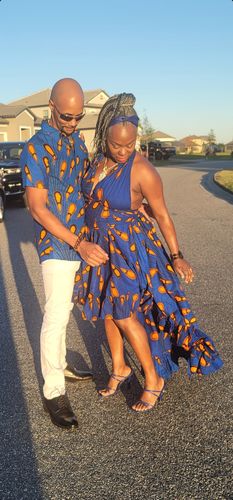 Customer photo review of Arusi Hi-Low Infinity Dress