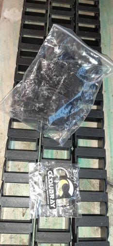 Customer photo review of Cloudray J18BF.1.N Semi-Enclosed Interior Opening Cable Drag Chains