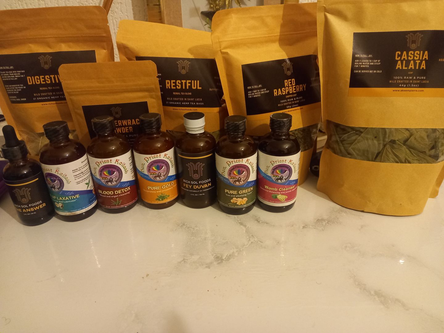 Customer photo review of Red Raspberry Leaf