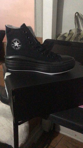 Zapatilla Converse Chuck Taylor Move Hi Mujer Negro - Blockstore.cl