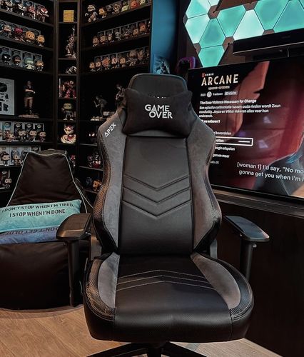 Customer photo review of Apex Gaming Chair - Grey
