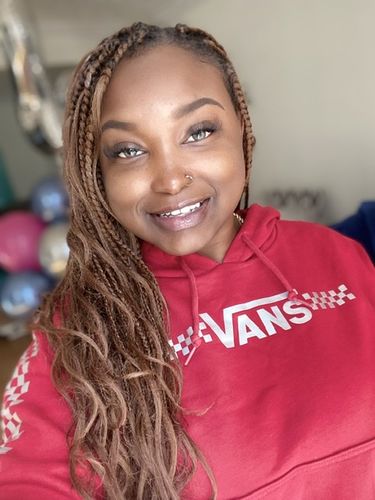 Customer photo review of Russian Grey Prescription Contact Lenses