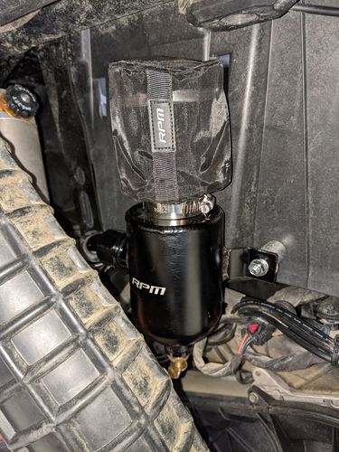Customer photo review of RPM SxS Polaris RZR Turbo XPT Turbo R & PRO XP Oil Catch Can
